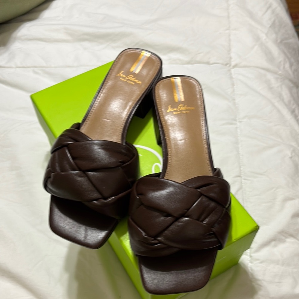 Sam Edelman Brown Leather Women’s Sandals
